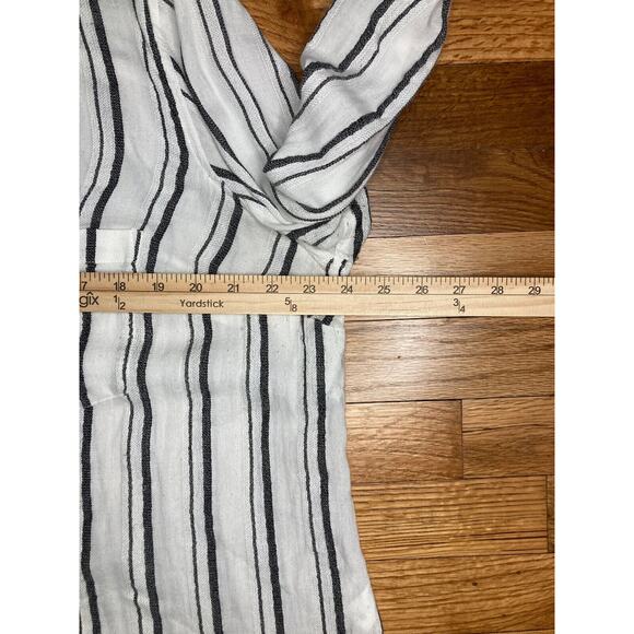 Lucky Brand Womens Size 1X Striped Long Sleeve Button Up Shirt - Picture 8 of 9